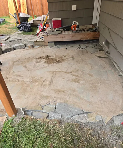 Pensilvanya flagstone Installation in Edmonds 